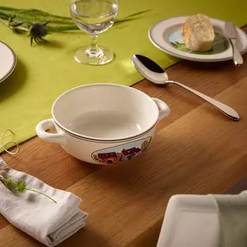 Villeroy & Boch Design Naif Suppentasse mit Untertasse 450 ml 6er Set