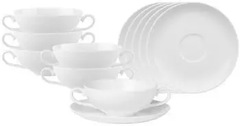Villeroy & Boch Royal Suppentasse mit Untertasse 200 ml 6er Set