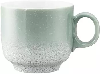 Seltmann Weiden Sento Home Cappuccinoobertasse 0,30 l mit Henkel in Aura mint