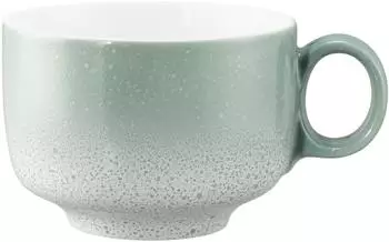 Seltmann Weiden Sento Home Milchkaffeeobertasse 0,35 l mit Henkel in Aura mint