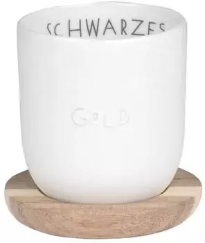 räder Guten Morgen Kleiner Becher Schwarzes Gold 100 ml
