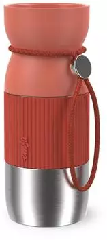 Emsa beYou Cup Mug 0,36l mit Trageband Orange (N2191500)