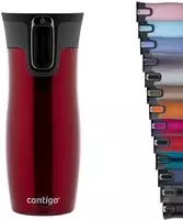 Contigo Isolierbecher West Loop Autoseal 2095849, 470 ml, h&auml;lt 5h warm, Edelstahl