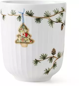 Kähler Hammershøi Christmas Isolierbecher Porzellan 300ml
