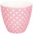 Greengate Dotty Latte Cup pale pink 0,35l