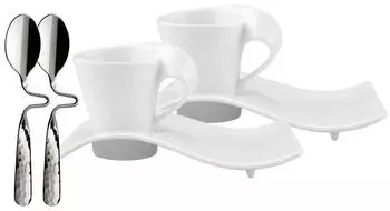 Villeroy & Boch NewWave Caff&egrave; Espresso-Set 6-teilig
