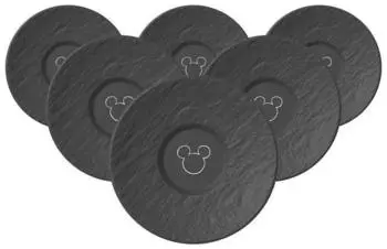 Villeroy & Boch Manufacture Rock Mickey Mouse Espresso-Untertasse &oslash; 12,1 cm 6er Set