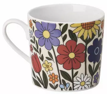 Rosenthal Home Flower Farm Flora Becher mit Henkel 0,38l