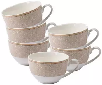 Ritzenhoff & Breker Kaffeetasse 250ml 6er Set Geo