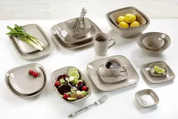 Ritzenhoff & Breker Untertassen zur Kaffeetasse 6er Set Casa grau