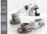 Ritzenhoff & Breker Untertassen zur Kaffeetasse 6er Set Casa grau