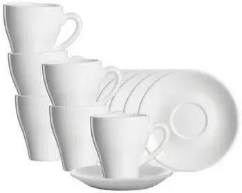 Ritzenhoff & Breker Bari Kaffeebecher mit Untertassen 300 ml 6er Set