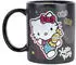 Konix Hello Kitty Wärmeaktive Tasse Candy Schwarz 320ml