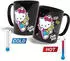 Konix Hello Kitty Wärmeaktive Tasse Candy Schwarz 320ml