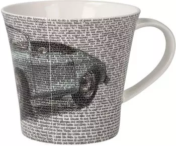 Goebel Saxa Coffee-/Tea Mug Sportwagen-Art Edition Auratium Green 0,35l (23-800-08-1)