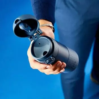 Ion8 Hot Shot Travel Mug Edelstahl 360ml, Ash Navy