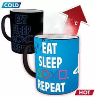 Tasse Gb-eye Eat Sleep Repeat Thermochrom 320 Ml