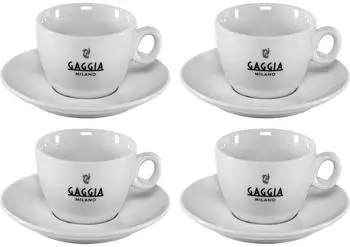 Gaggia Milano Cappuccino-Tassen Set 4-teilig, Keramik (506421)