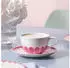 Villeroy & Boch Fleur Couleur Cappuccinotasse mit Untertasse 300 ml Cassis