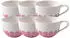 Villeroy & Boch Fleur Couleur Cappuccinotasse 300 ml 6er Set Cassis