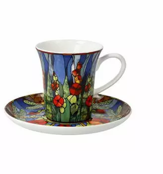 Goebel Artis Orbis Tiffany Libelle Espressotasse Fine Bone China (67-003-10-1)