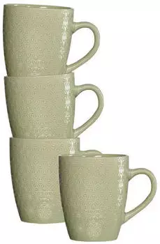 Ritzenhoff & Breker Becher 350ml 4er Set Floris gr&uuml;n