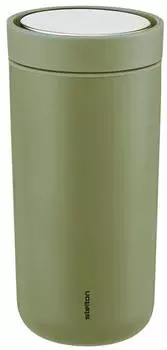 Stelton Isolierbecher To Go Click, soft fern green (0,4 Liter)