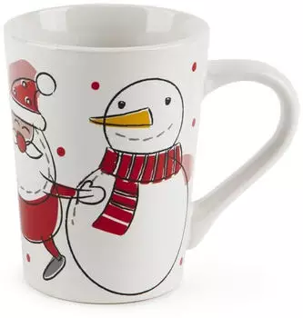 Excelsa Snowman Becher-Set 4-teilig 38cl Steingut (66069)