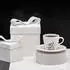 Villeroy & Boch Manufacture Rock blanc Mickey Mouse Espresso-Untertasse ø 12,1 cm 6er Set