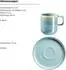 Mäser Cordelia Espressotassen-Set Steinzeug grün, 12-tlg. (935473)