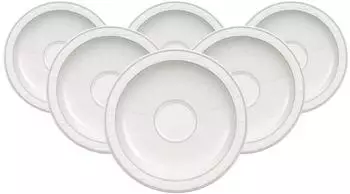 Villeroy & Boch Multipack Gray Pearl Mokka-/Espressountertasse - 6 St&uuml;ck