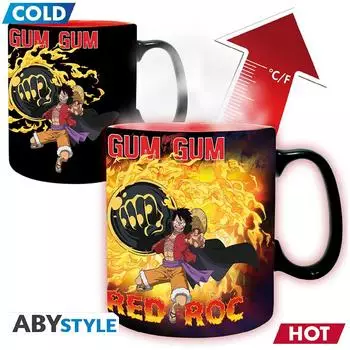 ABYstyle ONE PIECE Thermoeffekt-Tasse Luffy vs Kaido (ABYMUGA411)
