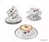 Ritzenhoff & Breker 12tlg Cappuccinotassen Set Caffee Amore 200ml Herz-Dekor Cafe