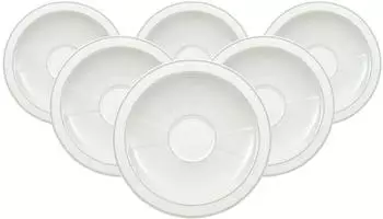Villeroy & Boch Gray Pearl Kaffeeuntertasse &oslash; 16 cm 6er Set