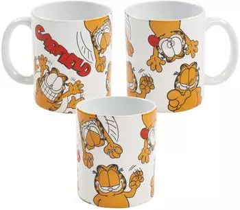 United Labels Garfield Portraits Kaffeebecher, Keramik, 320ml (0134389)