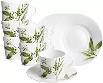 Ritzenhoff & Breker Evora Kaffeetasse mit Untertasse 200 ml 6er Set