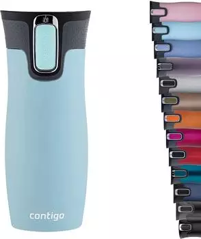 Contigo West Loop Thermobecher 470ml Autoseal, Blau (2137558)