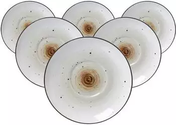 Ritzenhoff & Breker Untertasse zu Espresso 6er Set Cosmo grau