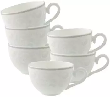 Villeroy & Boch Multipack Gray Pearl Kaffee-/Teeobertasse - 6 St&uuml;ck