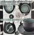 Sänger Malmö Espressotassen-Set Steingut 12-teilig Grün/Schwarz 80ml (226710)