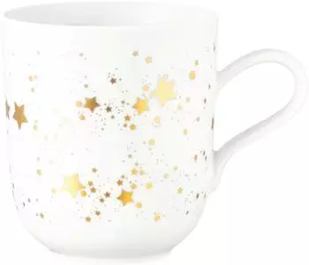 Seltmann Weiden Liberty Golden Stars Becher mit Henkel 0,40L (65404)