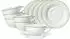 Ritzenhoff & Breker Ostfriese Teetasse mit Untertasse 100 ml 6er Set - Grün