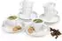 Sänger New Port Espressotassen-Set, Porzellan, weiß, 12-teilig (219550)