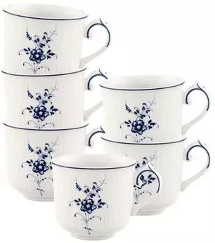 Villeroy & Boch Vieux Luxembourg Mokka-/Espressotasse 70 ml 6er Set