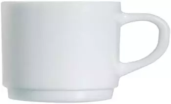Arcoroc Restaurant Kaffeebecher Opalglas weiß 290ml, 6er-Pack