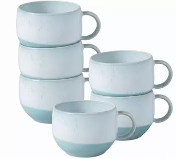 Villeroy & Boch like. by Perlemor Aqua Kaffeetasse 190 ml 6er Set