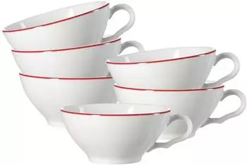 Ritzenhoff & Breker Teetasse 100ml 6er Set Norden rot