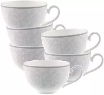 Villeroy & Boch Multipack Gray Pearl Fr&uuml;hst&uuml;cksobertasse - 6 St&uuml;ck