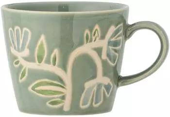 Bloomingville Tangier Becher Steinzeug gr&uuml;n 255ml (82060918)