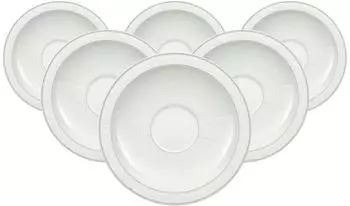 Villeroy & Boch Multipack Gray Pearl Fr&uuml;hst&uuml;cks-/Suppenuntertasse 6 St&uuml;ck